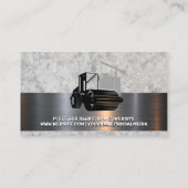 コンクリート金属 | 蒸気ローラー 名刺 (裏面)