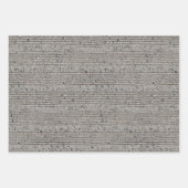 コンクリート鋳込みグレーセメント歩道 ラッピングペーパーシート (正面)