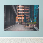 コンクリート静寂 キャンバスプリント (インサイチュ (ウッドフロア))