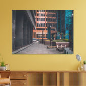 コンクリート静寂 キャンバスプリント (インサイチュ (リビング))