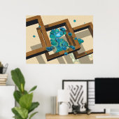 コンクリート ポスター (ホームオフィス)