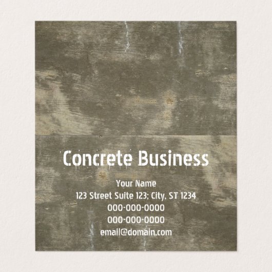 コンクリート 名刺 (外部フラット)