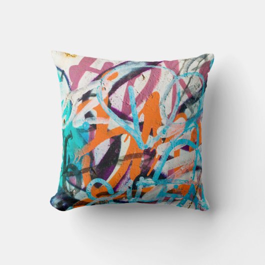 コンクリート、風化、壁擦り切れたが損傷し絵を描た。グルン クッション (正面)