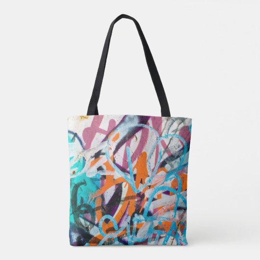 コンクリート、風化、壁擦り切れたが損傷し絵を描た。グルン トートバッグ (裏面)