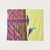 コンクレーブの午後のカモメ タペストリー (正面(横))