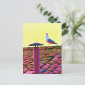 コンクレーブの午後のカモメ ポストカード (スタンド正面)