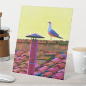 コンクレーブの午後のカモメ 台座サイン (インサイチュ)