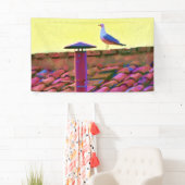 コンクレーブの午後のカモメ 横断幕 (インサイチュ)