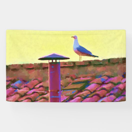 コンクレーブの午後のカモメ 横断幕 (横)