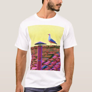 コンクレーブの午後のカモメ Tシャツ