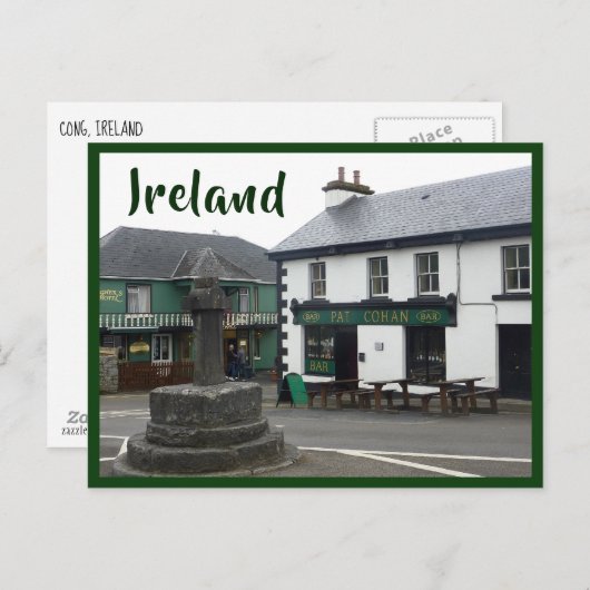 コンクワイトマンビレッジスクエアウィズ文字 ポストカード (正面/裏面)