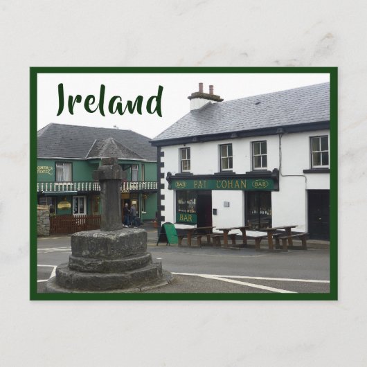 コンクワイトマンビレッジスクエアウィズ文字 ポストカード (正面)