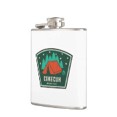 コンクーナショナルフォレストキャンピング フラスク (左)