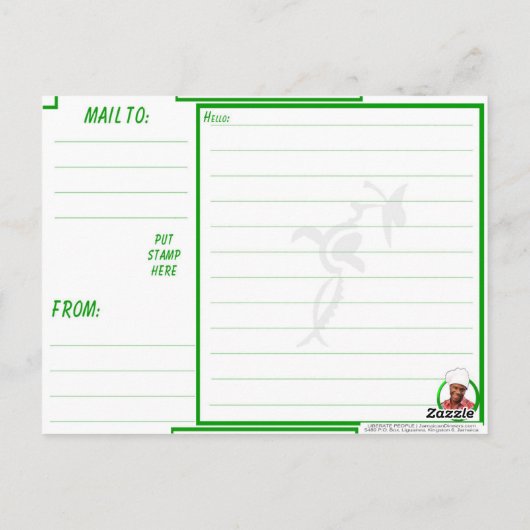 コンク soup ポストカード (裏面)