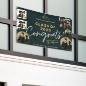 コングパーソナライズされたレート開花卒業旗 横断幕 (ビルの外側)