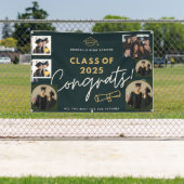 コングパーソナライズされたレート開花卒業旗 横断幕 (インサイチュ)