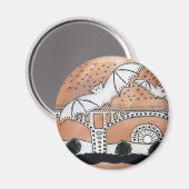 コングレスアベニューこうもり マグネット (正面/裏面)