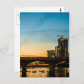 コングレスアベニューブリッジこうもりウォッチング ポストカード (正面/裏面)