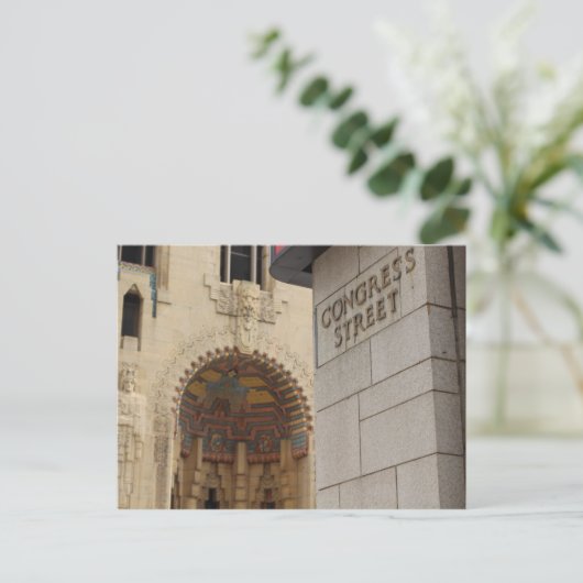 コングレスセントデトロイト、ミシガン、ガーディアン建物 ポストカード (スタンド正面)