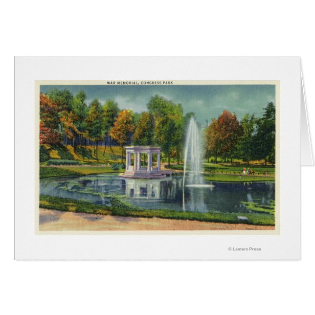 コングレスパーク戦没者慰霊碑 (正面横)