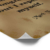 コングレス・マーク・トウェイン引用文 ポスター (角)