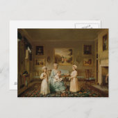 コングレブ夫人とその子供たち ポストカード (正面/裏面)