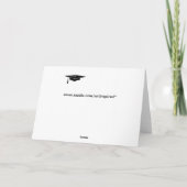 コングレーションまたはおめでとうカード カード (裏面)