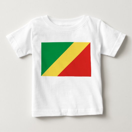 コング共和国の旗 ベビーTシャツ (正面)