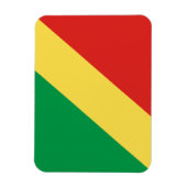 コング共和国旗 マグネット (縦)