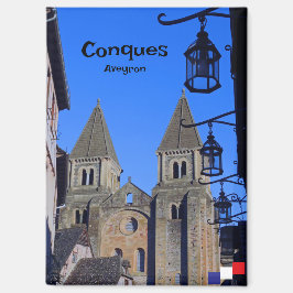 コンケス村のサントフォイ修道院 マグネット