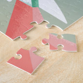 コンコルデヴィンテージ旅行ポスター ジグソーパズル (側面)