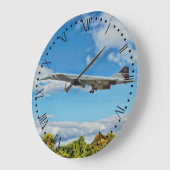 コンコルドでファイナル・ローマ・ダイヤル ラージ壁時計 (傾斜)