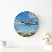 コンコルドでファイナル・ローマ・ダイヤル ラージ壁時計 (ホーム)