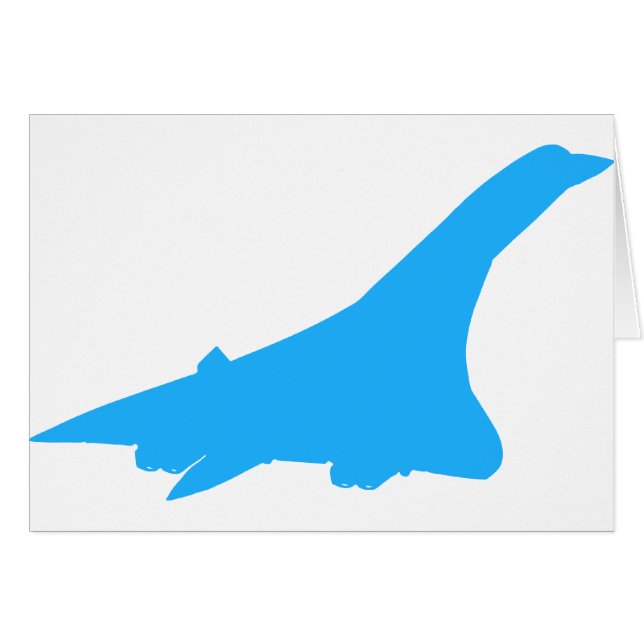 コンコルドの超音速乗客のジェット旅客機 (正面横)