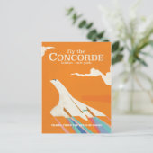 コンコルドを飛ぶ ポストカード (スタンド正面)