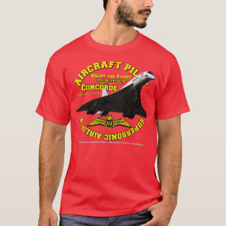 コンコルドエアライナーパイロット Tシャツ