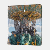 コンコルド広場の海洋噴水 - パリ セラミックオーナメント (左)