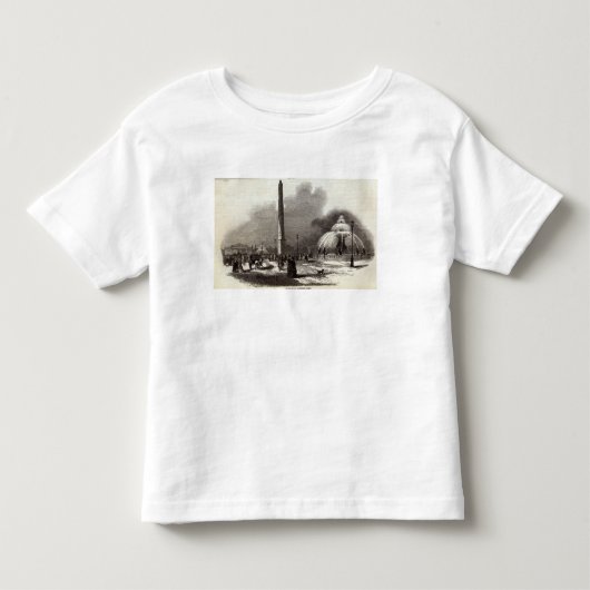 コンコルド広場、パリ トドラーTシャツ (正面)