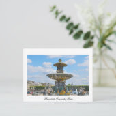 コンコルド広場, パリ ポストカード (スタンド正面)