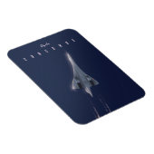 コンコルド旅行のポスターを飛ぶ マグネット (右側)