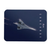 コンコルド旅行のポスターを飛ぶ マグネット (横)