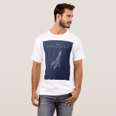 コンコルド航空の旅ポスター Tシャツ (正面フル)