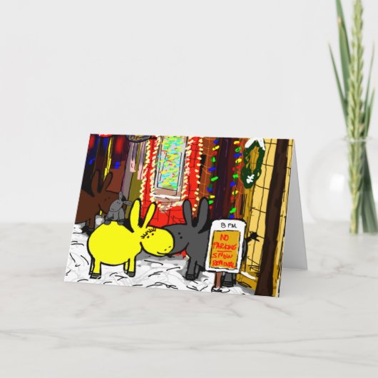 コンコードの雪のロバ シーズンカード (正面)