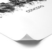 コンコードニューハンプシャースカイラインBW ポスター (角)