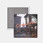 コンコードニューハンプシャー写真お土産マグネット マグネット (正面/裏面)