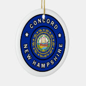 コンコードニューハンプシャー セラミックオーナメント (右)