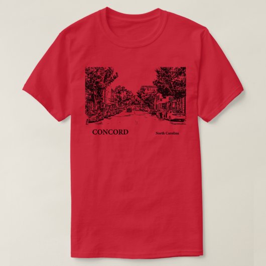 コンコードノースオリナ4 Tシャツ (デザイン正面)