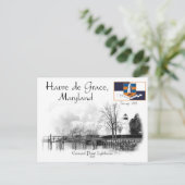 コンコードポイントライトハウス – メリーランド – はがき (スタンド正面)