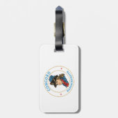 コンコードマサチューセッツ植民 ラゲッジタグ (裏面縦)