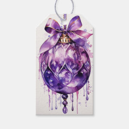 コンコード美しい：きらめく紫 ギフトタグ